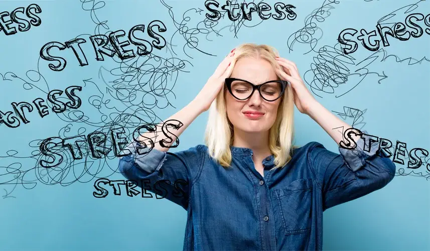 young woman feeling stressed